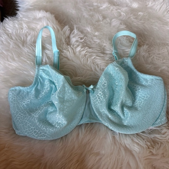 Chantelle C Magnifique Minimizer Bra, 34 DD , Powder Blue Pastel NEW 34E - Picture 2 of 11